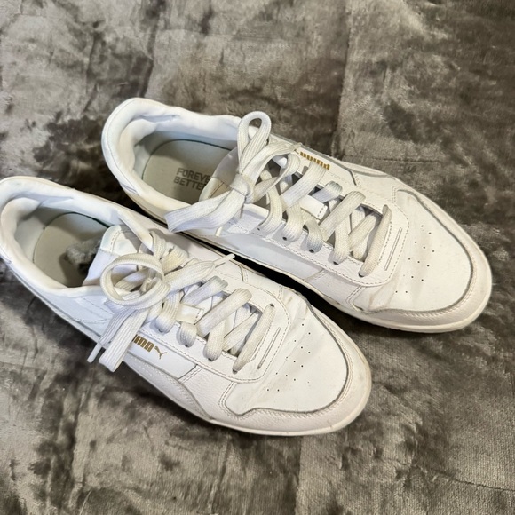 Puma Women's White Sneakers - Picture 4 of 5